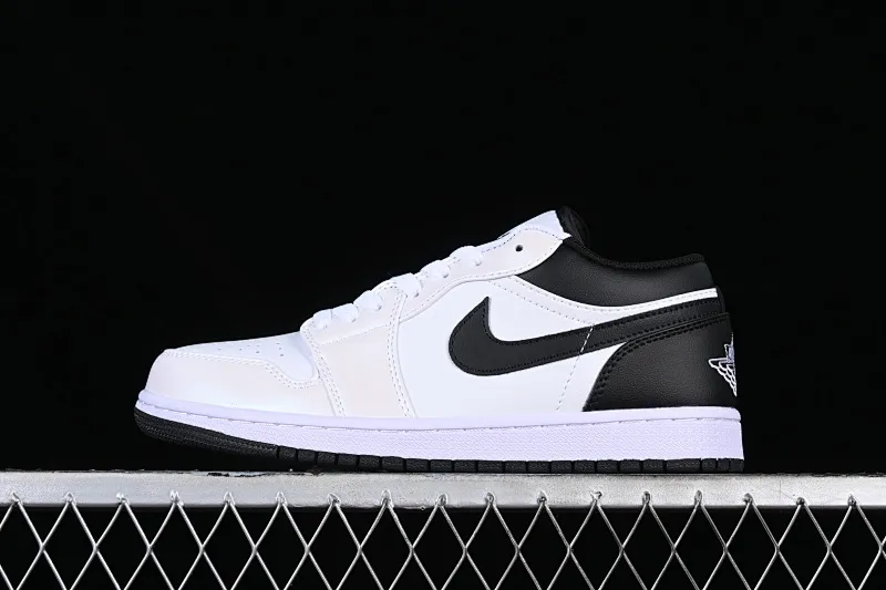 All categories Air Jordan Jordan series basketball shoes Air Jordan 1 Low Z version Air Jordan 1 Low "White and Black" AJ1 Joe 1 white and black color matching low-top cultural casual sneakers 553558-132